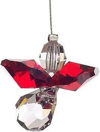 Crystal Guardian Angel - January Garnet
