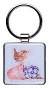 Wrendale Keyring - Bird Pottering About