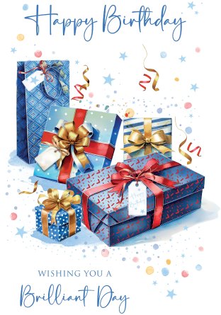 Happy Birthday Brilliant Day Pressants