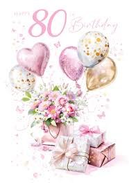 80 Birthday Pink