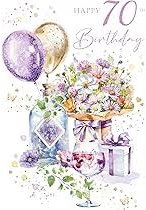 70 Birthday Purple
