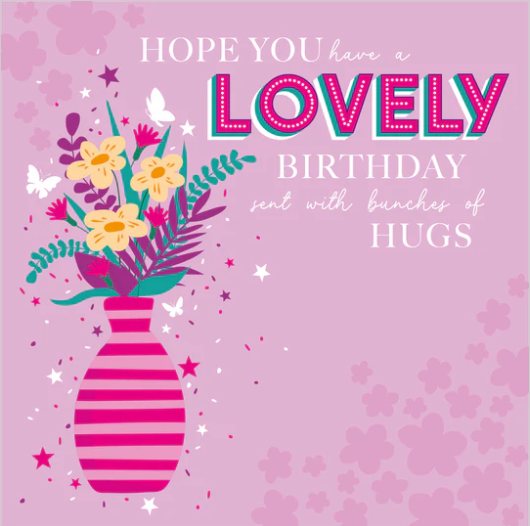 Lovely Birthday pink