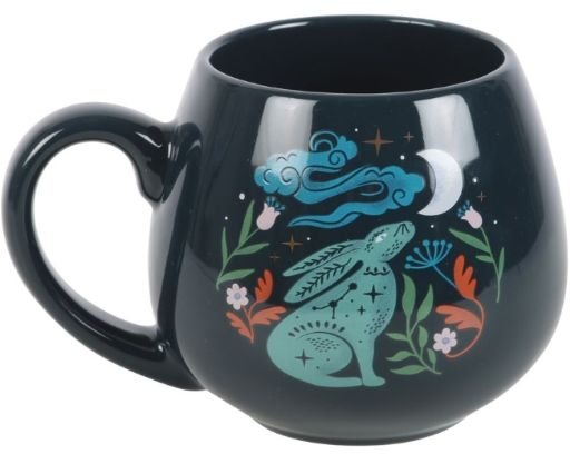 Midnight Hare Rounded Mug