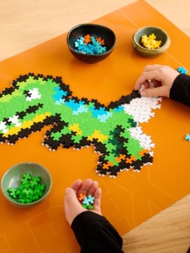 Plus Plus Puzzle By Number 250pc Dinosaur