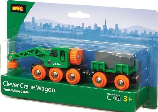 Brio Clever Crane Wagon