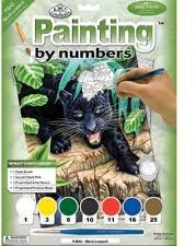 Paint By Numbers Black Leopard