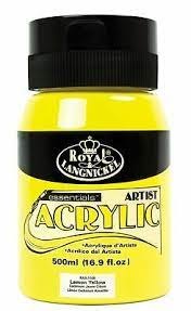 Artist Paint Acrylic Yellow