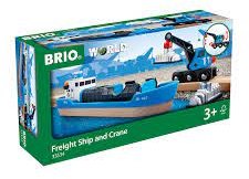 Brio Freight Ship And Crane