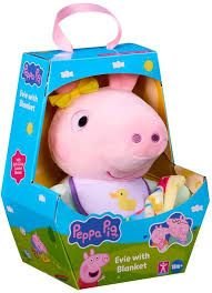 Peppa Pig Baby Evie With Blanket Plush
