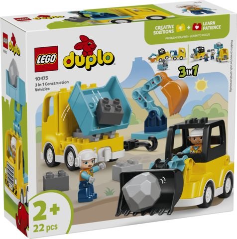 Lego Duplo 3 in 1 Construction Vehicles