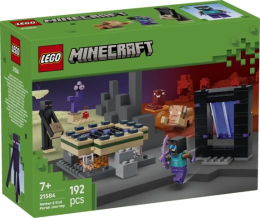 Lego Minecraft Nether And End Portal Journey