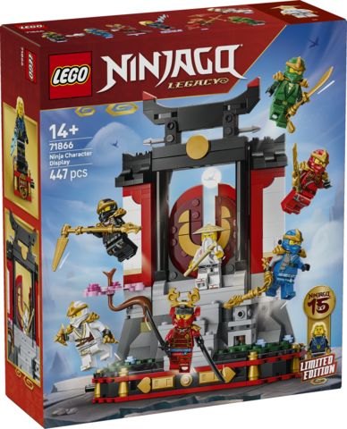 Lego Ninjago Ninja Character Display 15th Anniversary