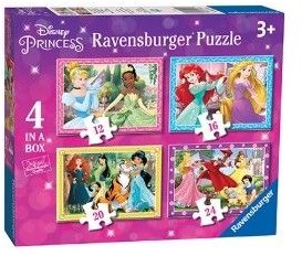 Ravensburger 4 in A Box Disney Princess