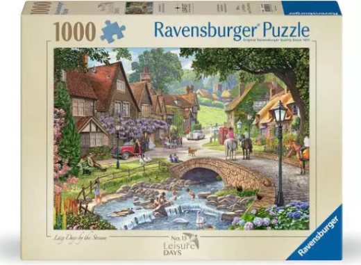 Ravensburger 1000pc Leisure Days No.13 Lazy Day By The Stream