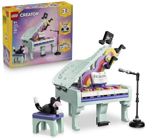 Lego Creator Music Decor Piano With Cat