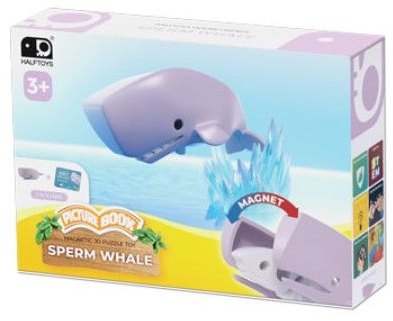 Halftoys Picture Book Sperm Whale