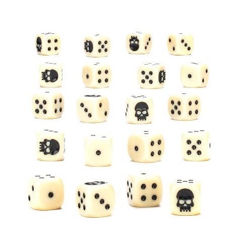 Warhammer 20 Bone Dice