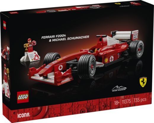 Lego Icons Ferrari F2004 & Michael Schumacher