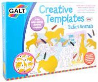 Galt Creative Case Templates Safari Animals