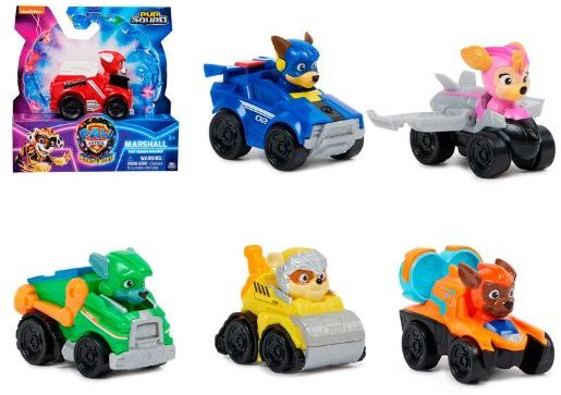 Paw Patrol Mighty Movie - Pup Squad Racers Assorted