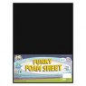 Craft Planet 9x12" Funky Foam Sheet 2mm Thick Black