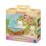 Sylvanian Chocolate Rabbit Twins Set