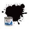 Humbrol Enamel 85 Satin Coal Black