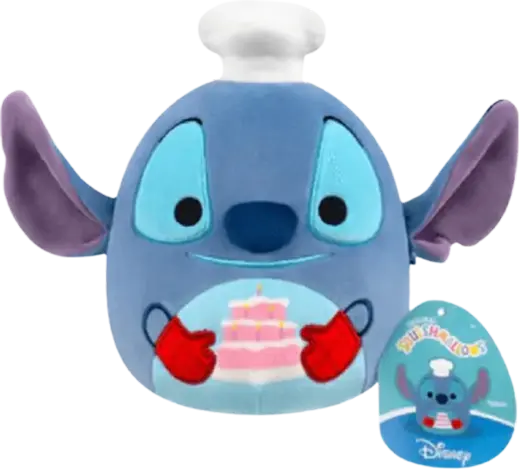 Squishmallows 8" Disney Stitch With Cake