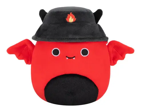 Squishmallows 7.5" Halloween Dante Devil With Bucket Hat