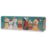 Christmas Dogs Rectangular Tin of Lemon & Orange Whirl Biscuits 225g