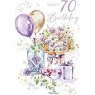 70 Birthday Purple