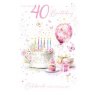 40 Birthday Pink