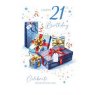 21 Birthday Blue