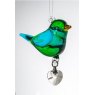 Fantasy Glass Pretty Little Bird - Emerald