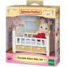 Sylvanian Chocolate Rabbit Baby Set