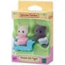 Sylvanian Baby Persian Cat Twins