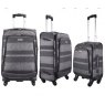 Highbury Grey Stripe Suitcases