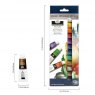 12pc 12ml Acrylic Metallic Paint Set