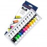 12pc 12ml Acrylic Neon Paint Set
